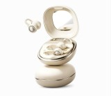 Casti Wireless TWS Ergonomice M160, Autonomie baterie 38 ore, Purtare pe ureche, Carcasa re&icirc;ncărcabilă cu oglindă, Anulare zgomot, Multipoint, Sunet s