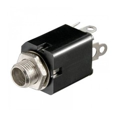 Mufa Jack 6.35 mm mono mama din plastic panou Goobay