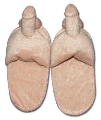 Papuci de casa cu penis foto