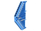 Conector de &Icirc;mbinare Șine 1.5mm2 32 Borne Albastru 17.5A