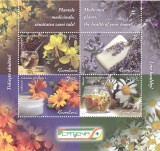 TRAIESTE SANATOS,PLANTE MEDICINALE,BLOC,2015,Lp.2074a, MNH ** ROMANIA., Flora, Nestampilat