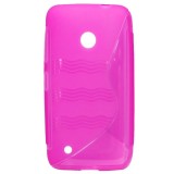 Husa silicon S-line roz pentru Nokia Lumia 530