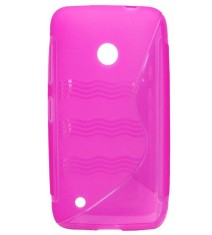 Husa silicon S-line roz pentru Nokia Lumia 530