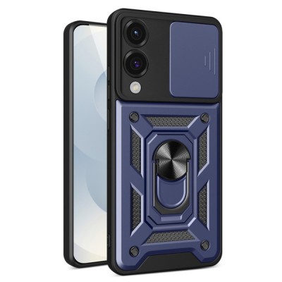 Husa Samsung Galaxy S25 Edge protectie camera Techsuit CamShield Series, albastru foto