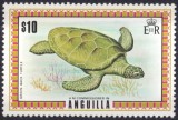 Anguilla 1975 - Broasca țestoasa, uzual $10, neuzat