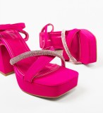 Cumpara ieftin Sandale cu toc Jakki Fuchsia