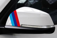 Sticker oglinda BMW Flag (3 buc - 35cm x 1cm) foto