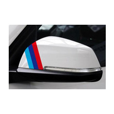 Sticker oglinda BMW Flag (3 buc - 35cm x 1cm)