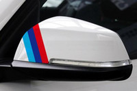 Sticker oglinda BMW Flag (3 buc - 35cm x 1cm)