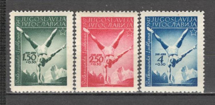 Iugoslavia.1947 Jocurile Balcanice Ljubljana SI.150