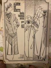 ALBUM DE SCHITE MODA TOAMNA IARNA 1975-1976 centrul de creatie UCECOM