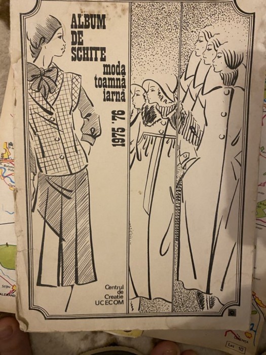 ALBUM DE SCHITE MODA TOAMNA IARNA 1975-1976 centrul de creatie UCECOM