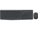 KIT wireless LOGITECH, tastatura wireless multimedia + mouse wireless 3 butoane, black, &quot;MK235&quot; &quot;920-007931&quot; (timbru verde 0.8 lei)