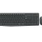 KIT wireless LOGITECH, tastatura wireless multimedia + mouse wireless 3 butoane, black, &quot;MK235&quot; &quot;920-007931&quot; (timbru verde 0.8 lei)