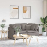 vidaXL Canapea modulară cu perne, gri taupe, textil