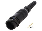 Conector Circular Mufă 16mm 13 Pini Aurit