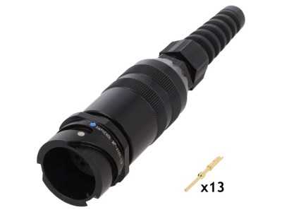 Conector Circular Mufă 16mm 13 Pini Aurit foto