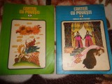 Cartea cu povesti ( 1 +2 )/ cele volume cuprinde 8 povesti ( a se vedea poze cuprins ), cu ilustratii /pretul este pembele carti