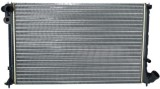 Radiator Peugeot 406 95-99, motor: 1.9 D, iesire - conector rapid, 640x414x34, Aluminiu/ Plastic etansat mecanic, 133015