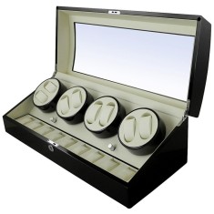 Watch Winder 8 + 9 spatii - Black Piano WW89BW foto