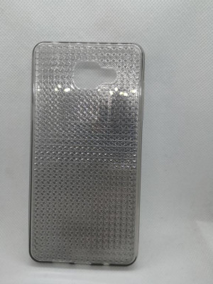 Husa Telefon Silicon Samsung Galaxy A5 2016 a510 Diamond Clear Grey foto