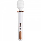 Cumpara ieftin Aparat de masaj terapeutic, Magic Massager Rechargebable Rose Gold Edition, 10 Viteze