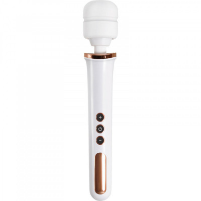 Aparat de masaj terapeutic, Magic Massager Rechargebable Rose Gold Edition, 10 Viteze# foto