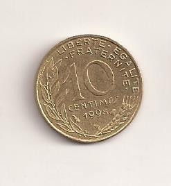 Moneda Franta - 10 Centimes 1998 v3 foto
