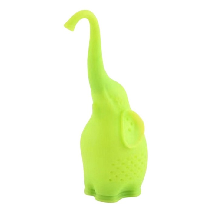Infuzor ceai, silicon, SC-TI16, verde, 11.7 x 3.3 cm