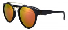 Ochelari de soare Wayfarer Passenger ZI Portocaliu cu reflexii roz - Negru foto