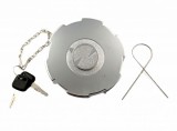 Capac rezervor cu 2 chei Cromat Camion cu blocar 80mm