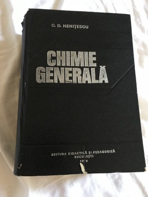 C. D. Nenitescu - Chimie generala foto