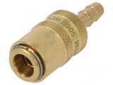 Conector Rapid Alamă 10bar FPM 6mm