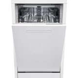 Masina de spalat vase Heinner HDW-BI4506IE++, 10 seturi, 45cm, incorporabila, clasa E, 6 programe, Aquastop