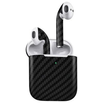 Folie Skin Apple AirPods 2 Gen Wireless Charging - ApcGsm Wraps Carbon Black foto