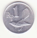 Indonezia 1 rupie 1970, an unic de batere.