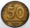 1.408 GERMANIA RDG DDR 50 PFENNIG 1950 A, Europa, Bronz-Aluminiu
