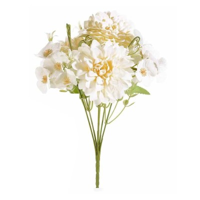 Buchet Dalia artificiala multicolor 30 cm foto