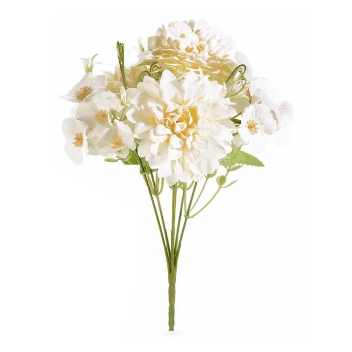 Buchet Dalia artificiala multicolor 30 cm