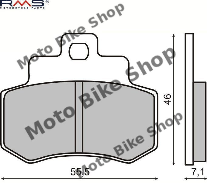 MBS Placute frana Kymco Grand Dink 250 01-04 MCB733, Cod Produs: 225100510RM