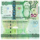 Turkmenistan 50 Manat 2020 Comemorativa P-46 UNC