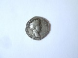 Rară! Monedă antică romană argint Marcus Aurelius 157?:Denarius-COS II 145-160 A.D.? Diametrul=18-19 mm,greutate=1,60 grame, Europa