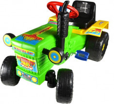 Tractor cu pedale pentru copii, 75 x 45 x 50 cm, diverse culori foto