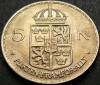 Moneda 5 COROANE - SUEDIA, anul 1972 * cod 929 A = LUCIU DE BATERE, Europa