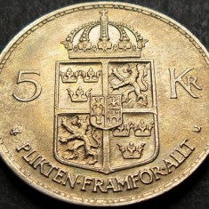 Moneda 5 COROANE - SUEDIA, anul 1972 * cod 929 A = LUCIU DE BATERE