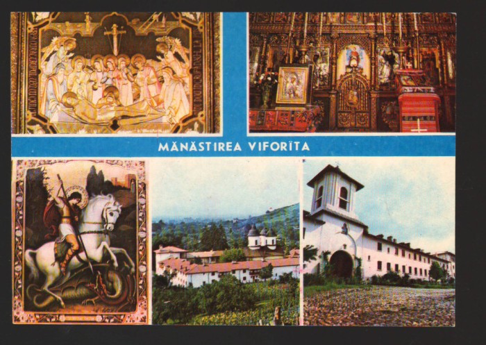 CPIB 21488 - CARTE POSTALA - MANASTIREA VIFORITA, MOZAIC, NECIRCULATA