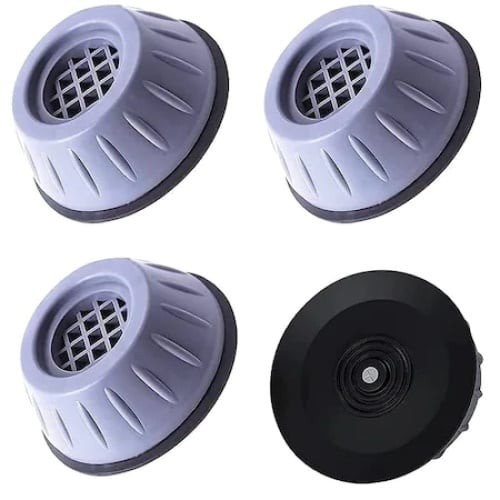 Set de 4 picioruse FOXMAG24, anti-zgomot si antiderapante, amortizare vibratii masina de spalat, amortizoare uscator de rufe, frigider