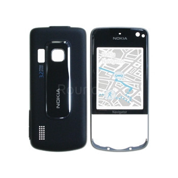 Nokia 6210 Navigator frontal și capac baterie negru foto