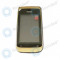 Husa frontala Nokia Asha 309 (inclusiv tactil) 00807G5 auriu