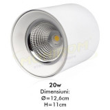 Fomsi &ndash; Spot Led aplicat 5200 20w/6500k